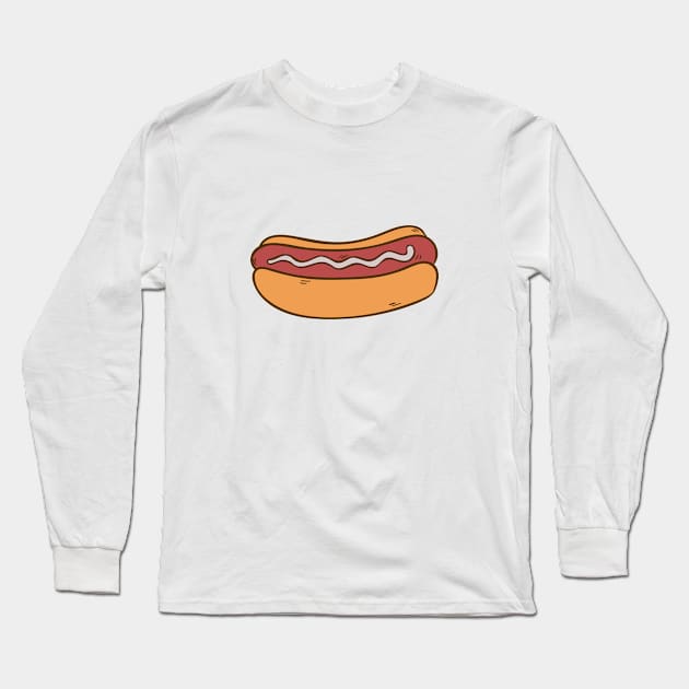 hot dog Long Sleeve T-Shirt by GS